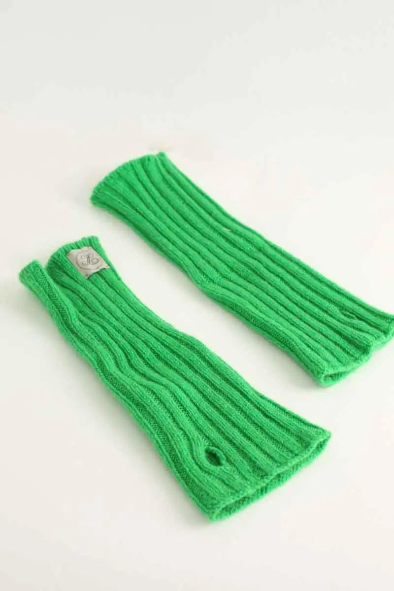 Gants longs Other Brand Vert en Cachemire