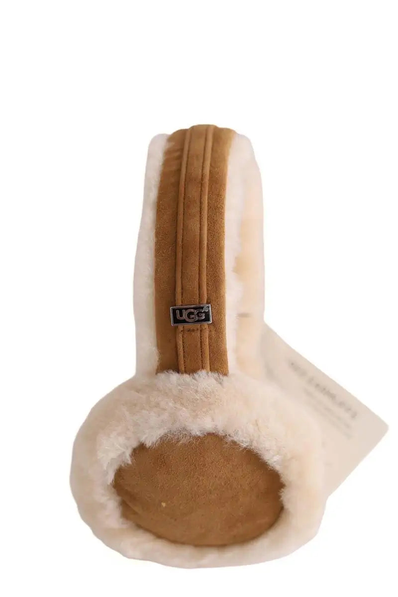 Casque Wired Earmuffs Ugg Camel en Cuir