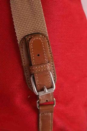Sac à dos Lancel Rouge en Tissu