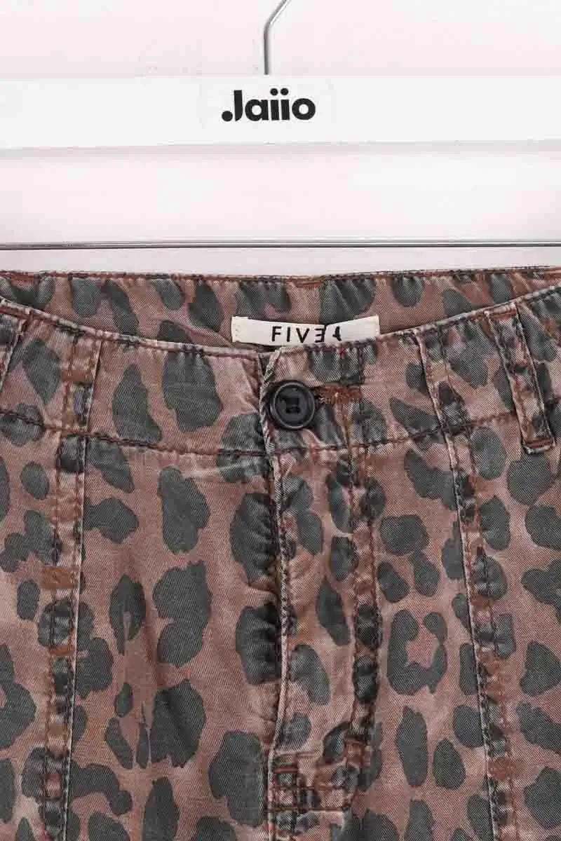 Pantalon FIVE Marron en Coton