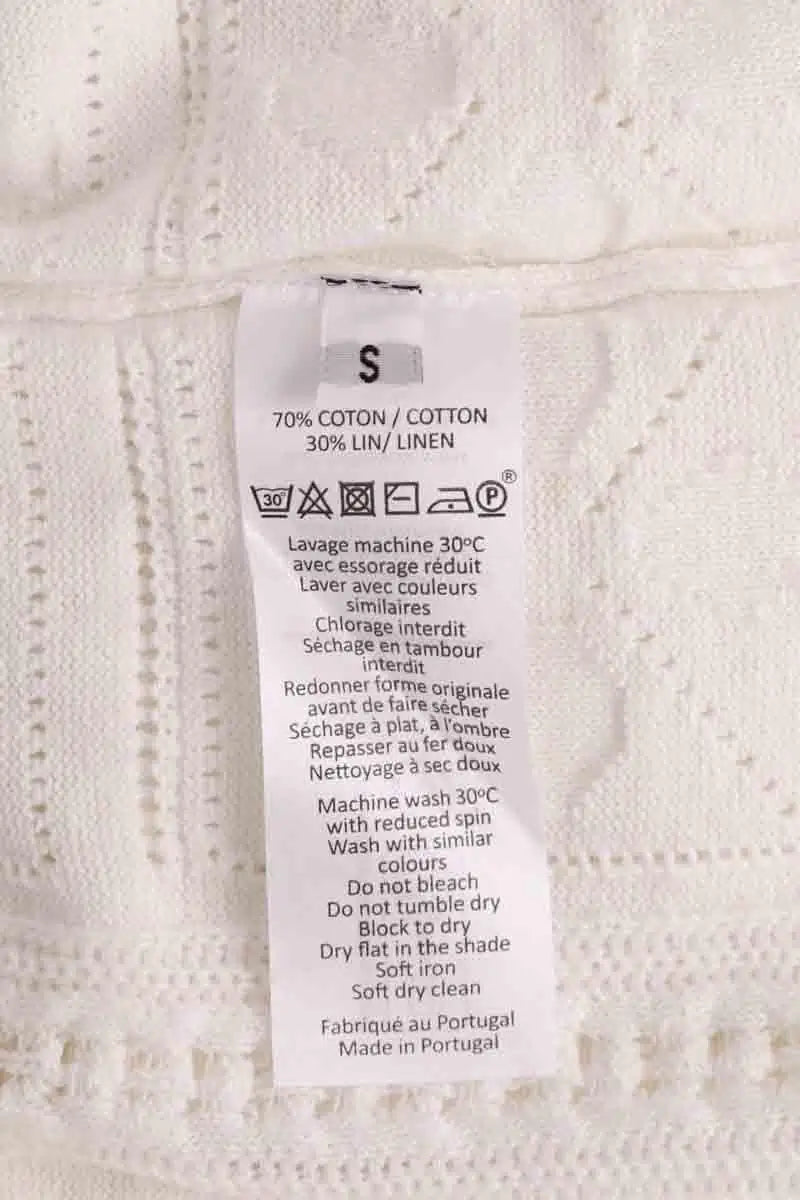 Chemise Maison Montagut Ecru en Coton