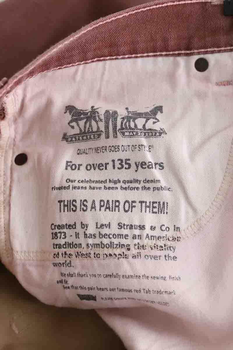 Jean slim Levi's Other Bordeaux