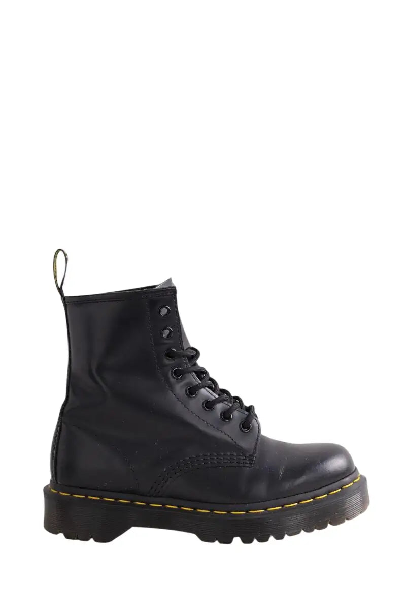 Boots à lacets Dr. Martens Noir en Cuir, taille 38 - Seconde Main