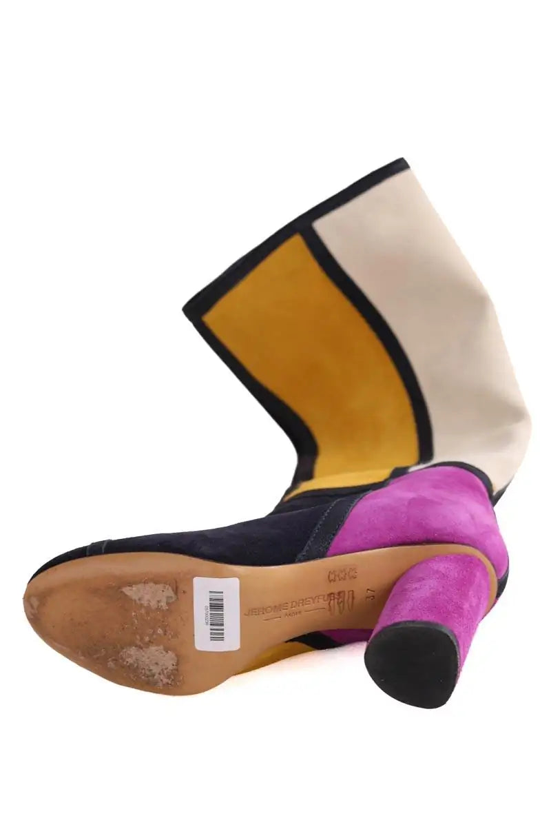 Bottes Jérôme Dreyfuss Multicolore en Daim