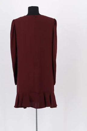 Robe Tara Jarmon Bordeaux en Synthétique