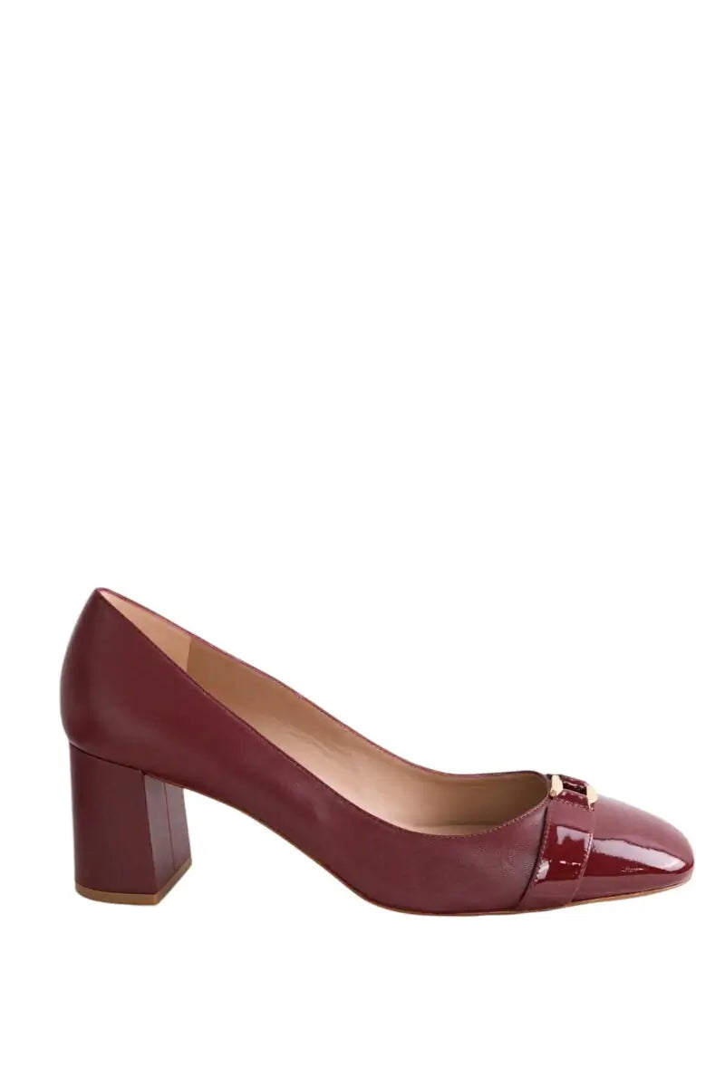 Talons LK Bennett Kate Bordeaux en Cuir verni, taille 41 - Seconde Main