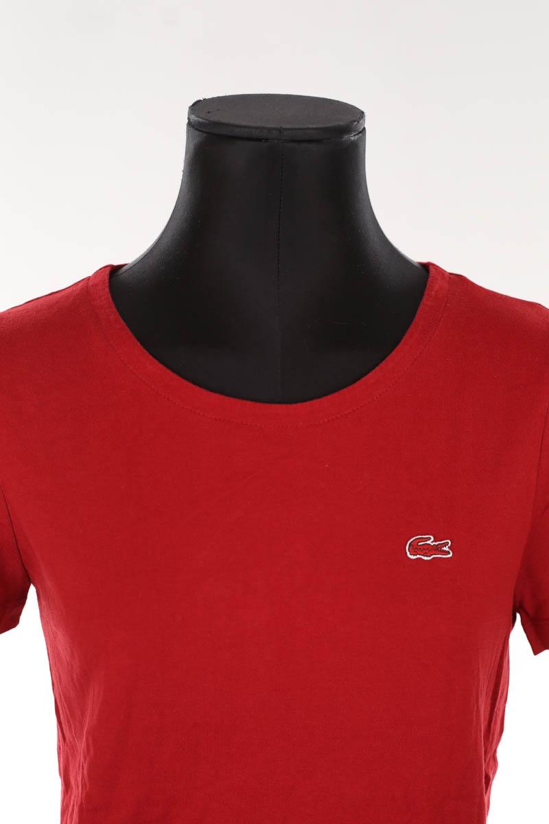 T-shirts Lacoste  Rouge