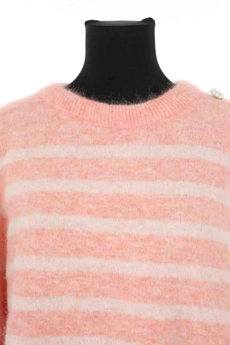 Pull Navy Paris  Rose