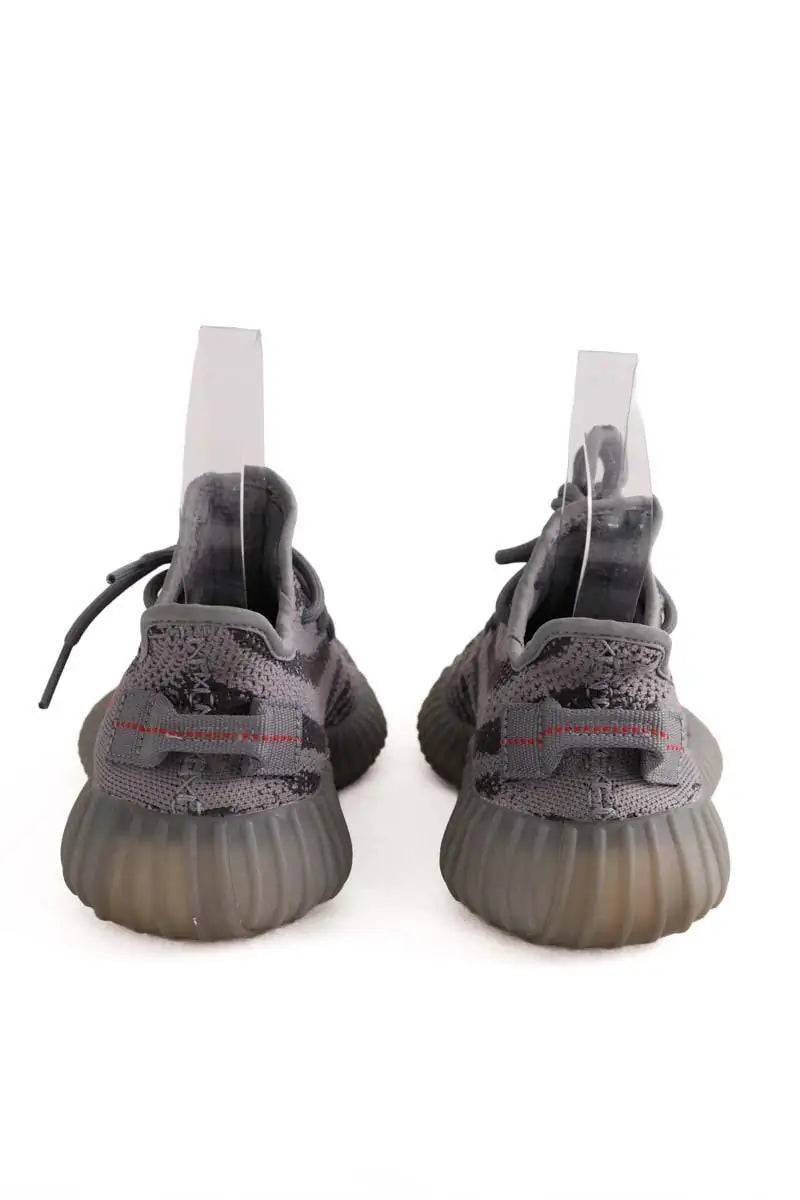 Baskets Yeezy Anthracite en Tissu