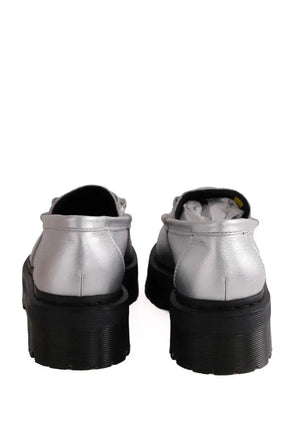 Mocassins Dr. Martens Argent en Cuir