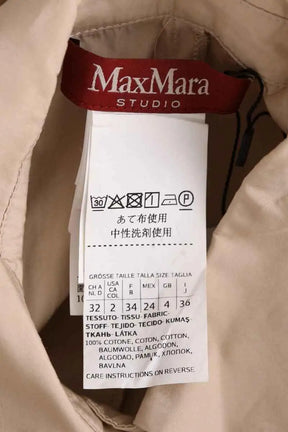 Robe Max Mara Beige en Coton
