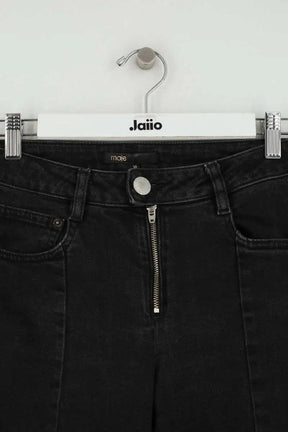 Jean droit Maje Noir en Coton