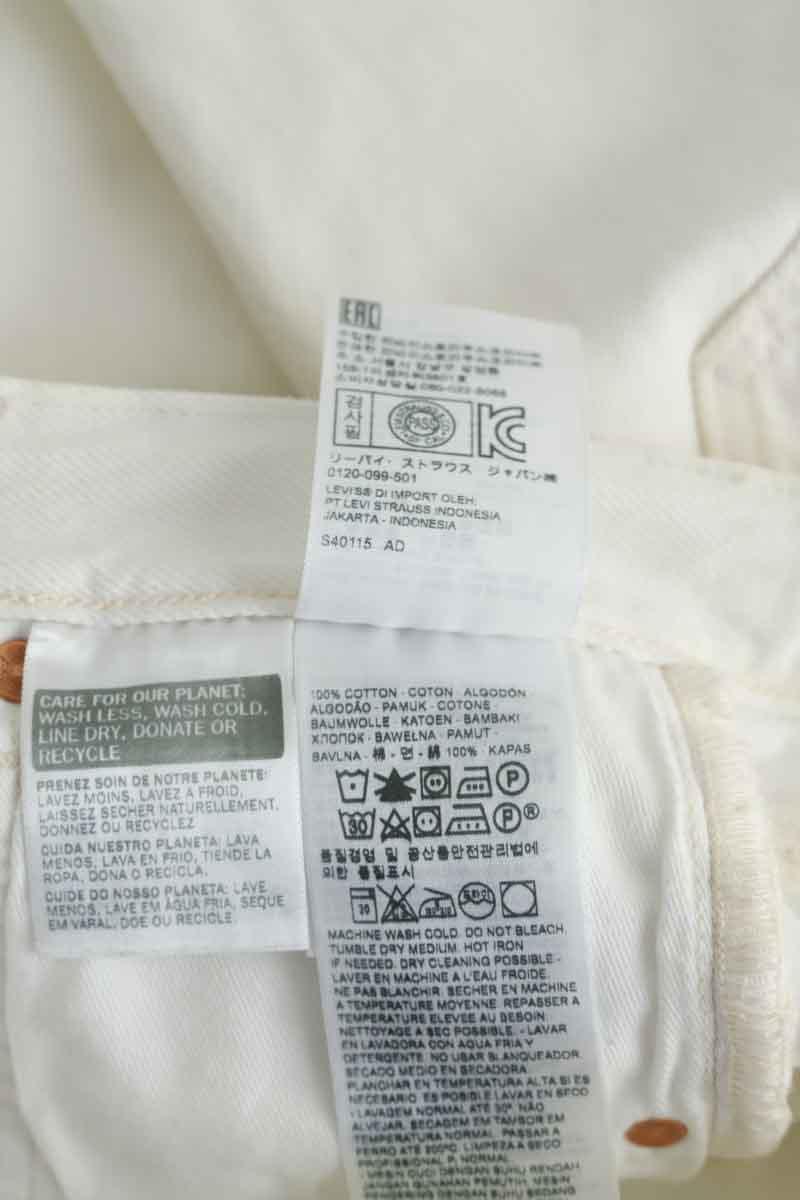 Bermudas Levi's  Blanc