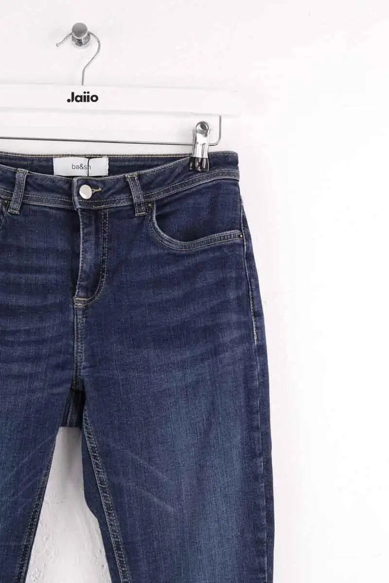 Jean slim Ba&Sh Bleu en Coton