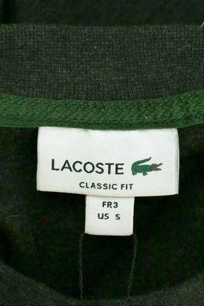 Pull Lacoste Anthracite en Coton