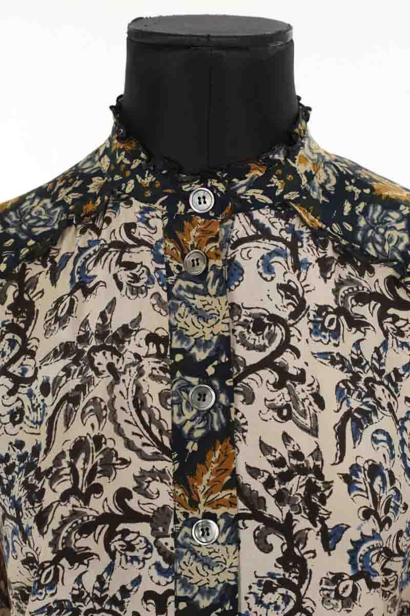 Mi-longueur Antik Batik  Bleu