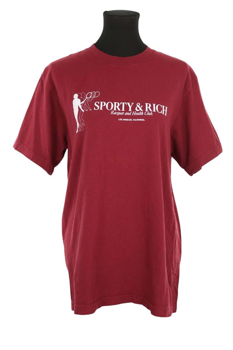 T-shirts Sporty & Rich  Rouge