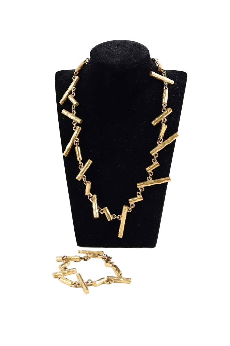 Collier et bracelet Biche de Bere  Doré