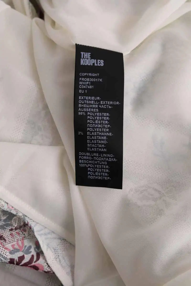 Robe The Kooples Blanc en Synthétique