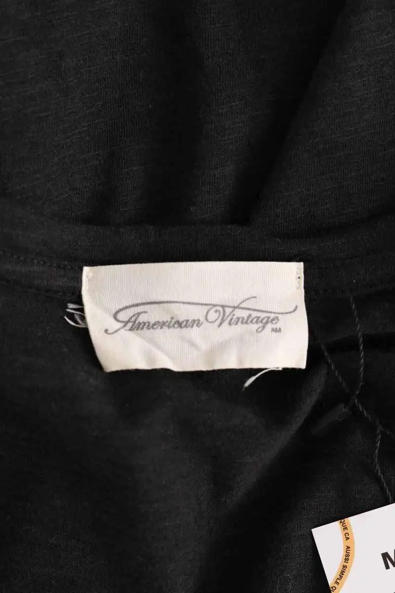 T-shirt American Vintage Anthracite en Coton