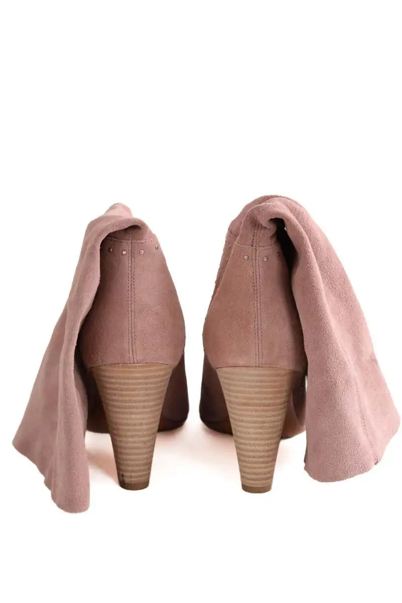 Bottes western Ba&Sh Rose en Daim