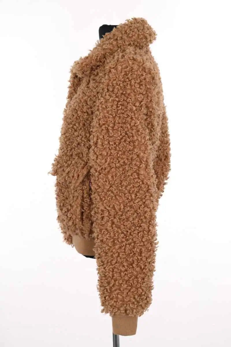Blouson Ralph Lauren Camel en Synthétique