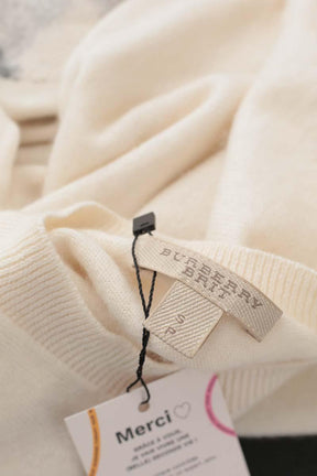 Pull-over Burberry  Blanc