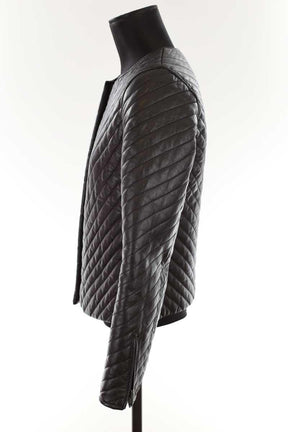 Veste en cuir Claudie Pierlot  Noir