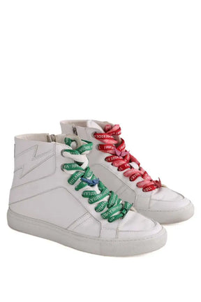 Baskets Zadig & Voltaire Blanc en Cuir