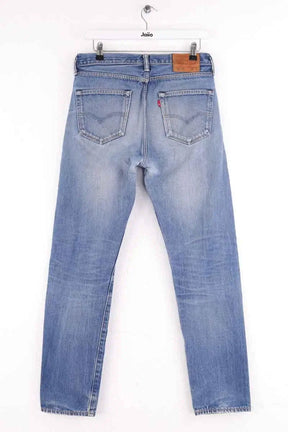 Jean droit Levi's 501 Bleu en Coton