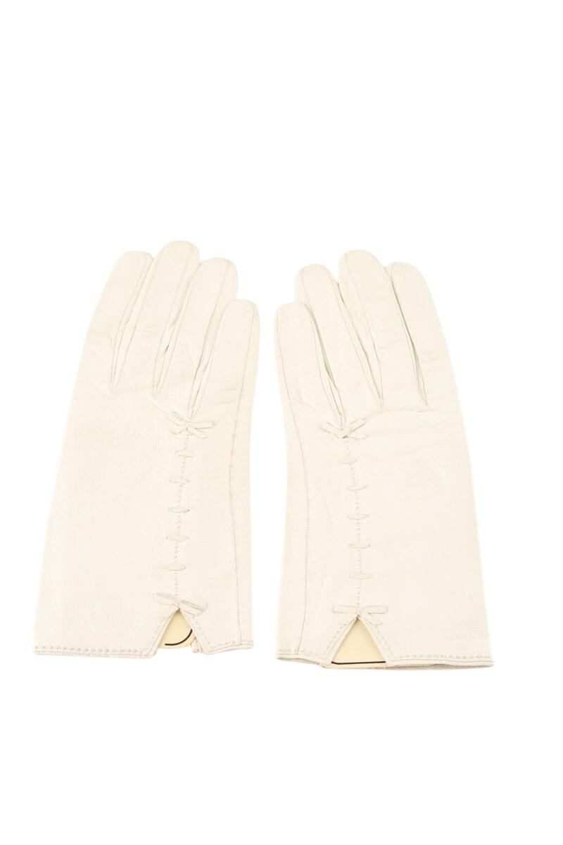 Gants Hermès  Blanc