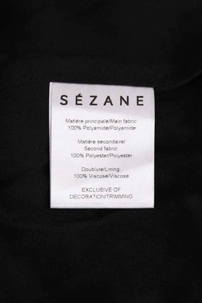 Robe Sézane Noir en Coton