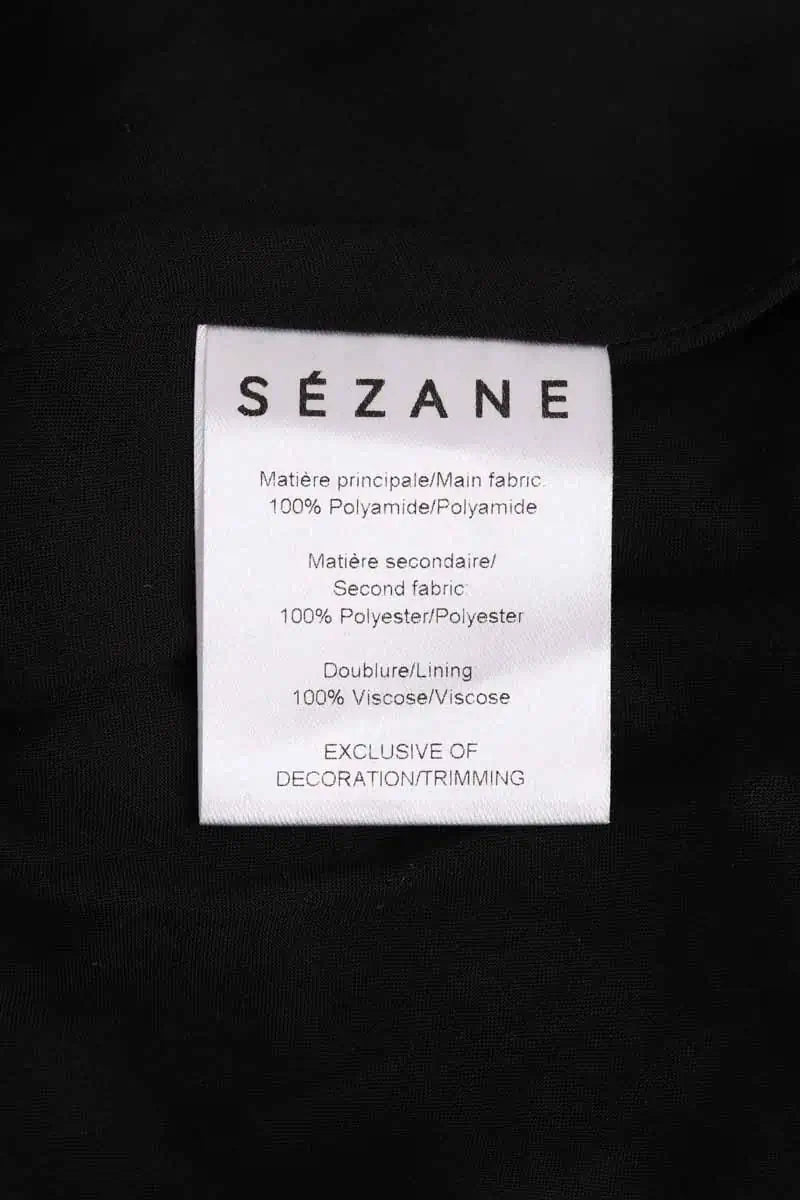 Robe Sézane Noir en Coton