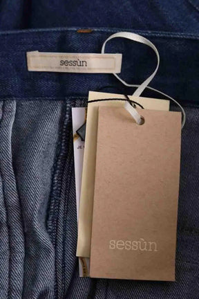 Pantalon Sessun Bleu en Coton