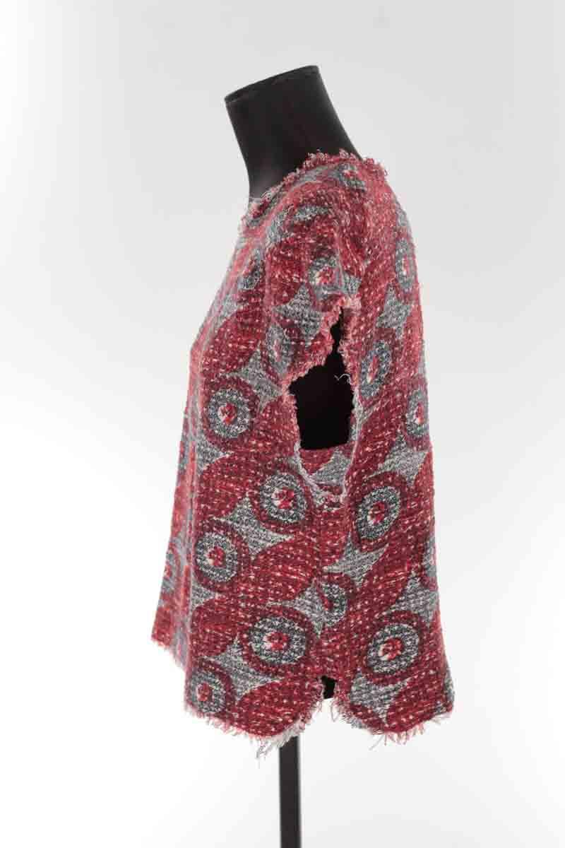 Top Laurence Doligé  Rouge