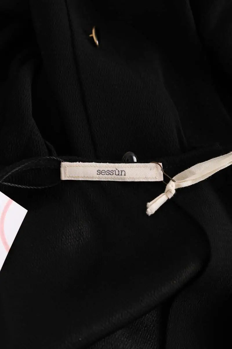 Robe Sessun Noir en Synthétique