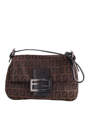 Sac porté épaule Fendi Marron en Synthétique - Seconde Main