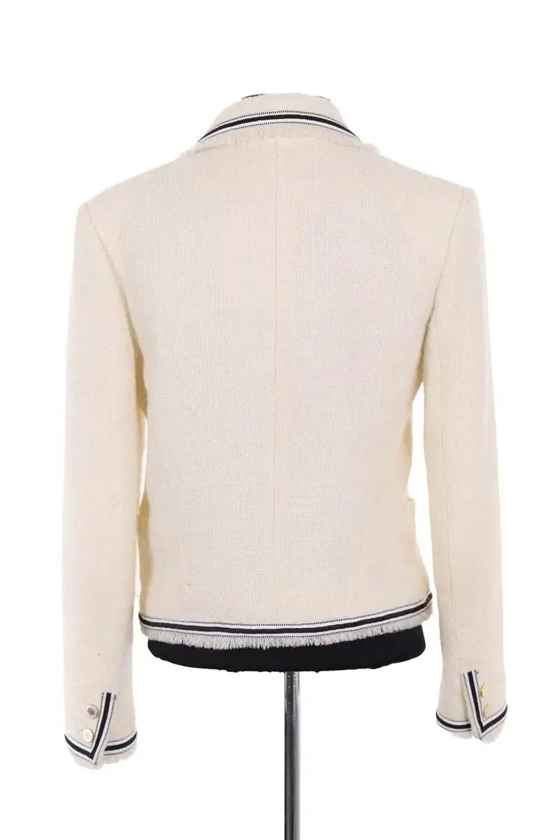 Veste Claudie Pierlot Blanc en Synthétique