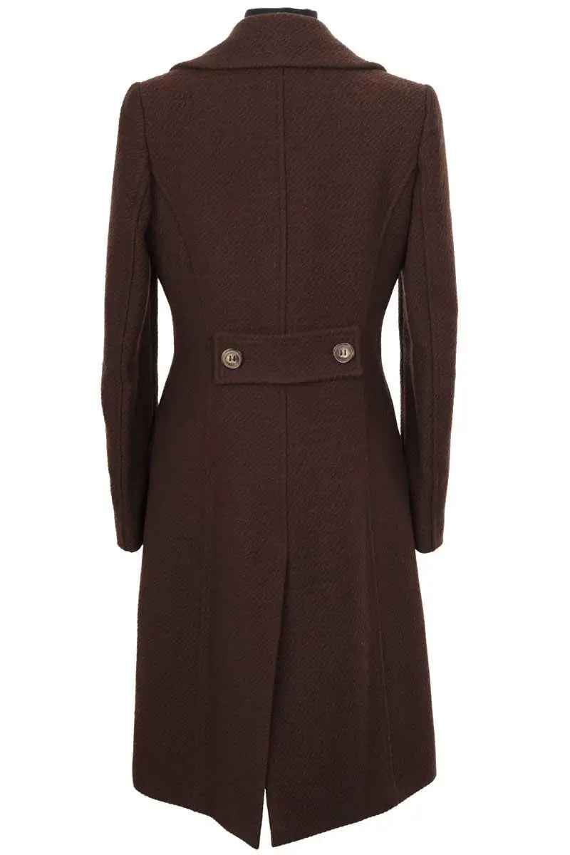 Manteau Dolce & Gabbana Marron en Laine
