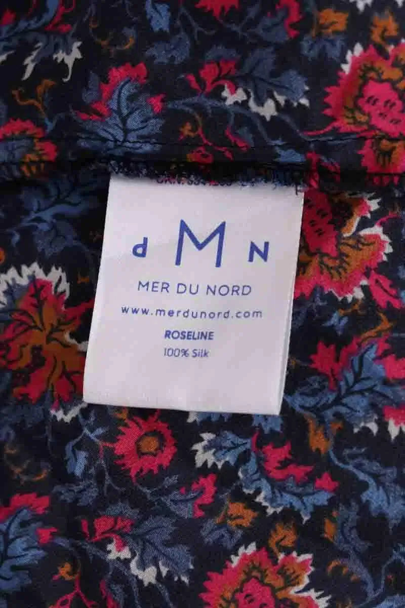 Robe DMN Bleu en Soie