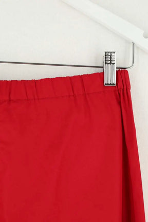 Pantalon large Max Mara Rouge en Coton