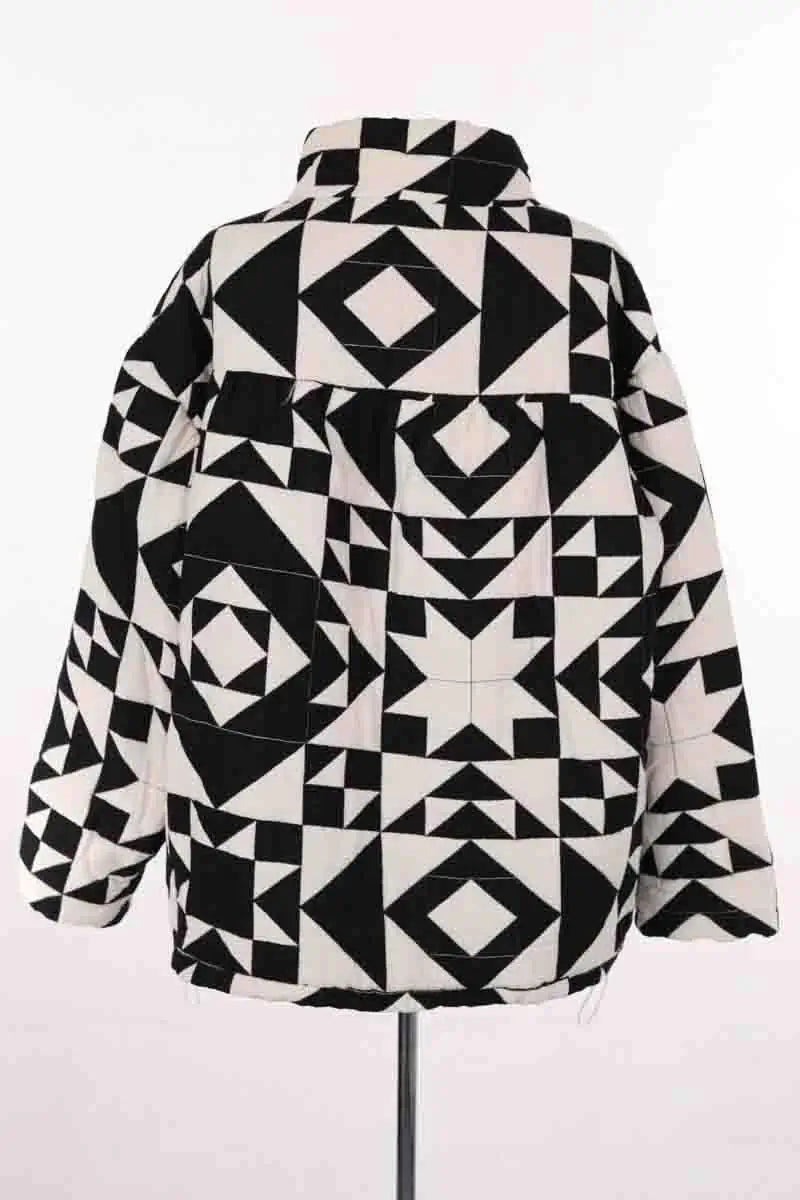 Manteau Hod Noir en Coton