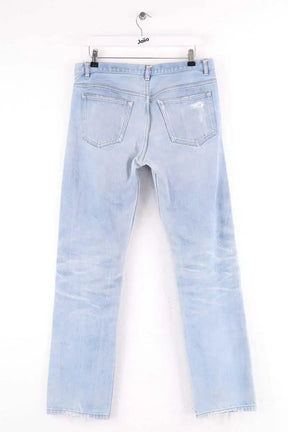 Jean droit APC Bleu en Coton