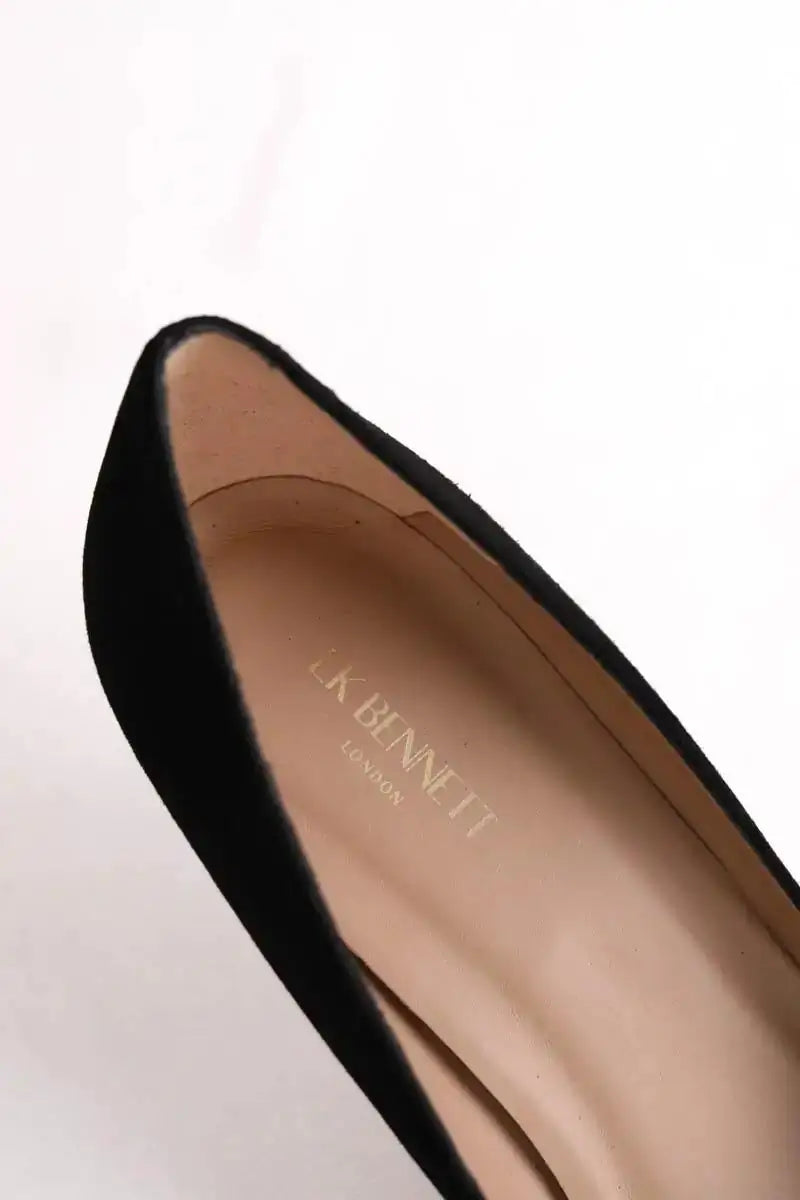 Talons LK Bennett Audrey Noir en Daim