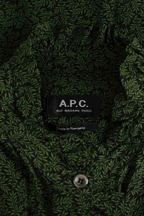 Blouse APC Vert en Soie