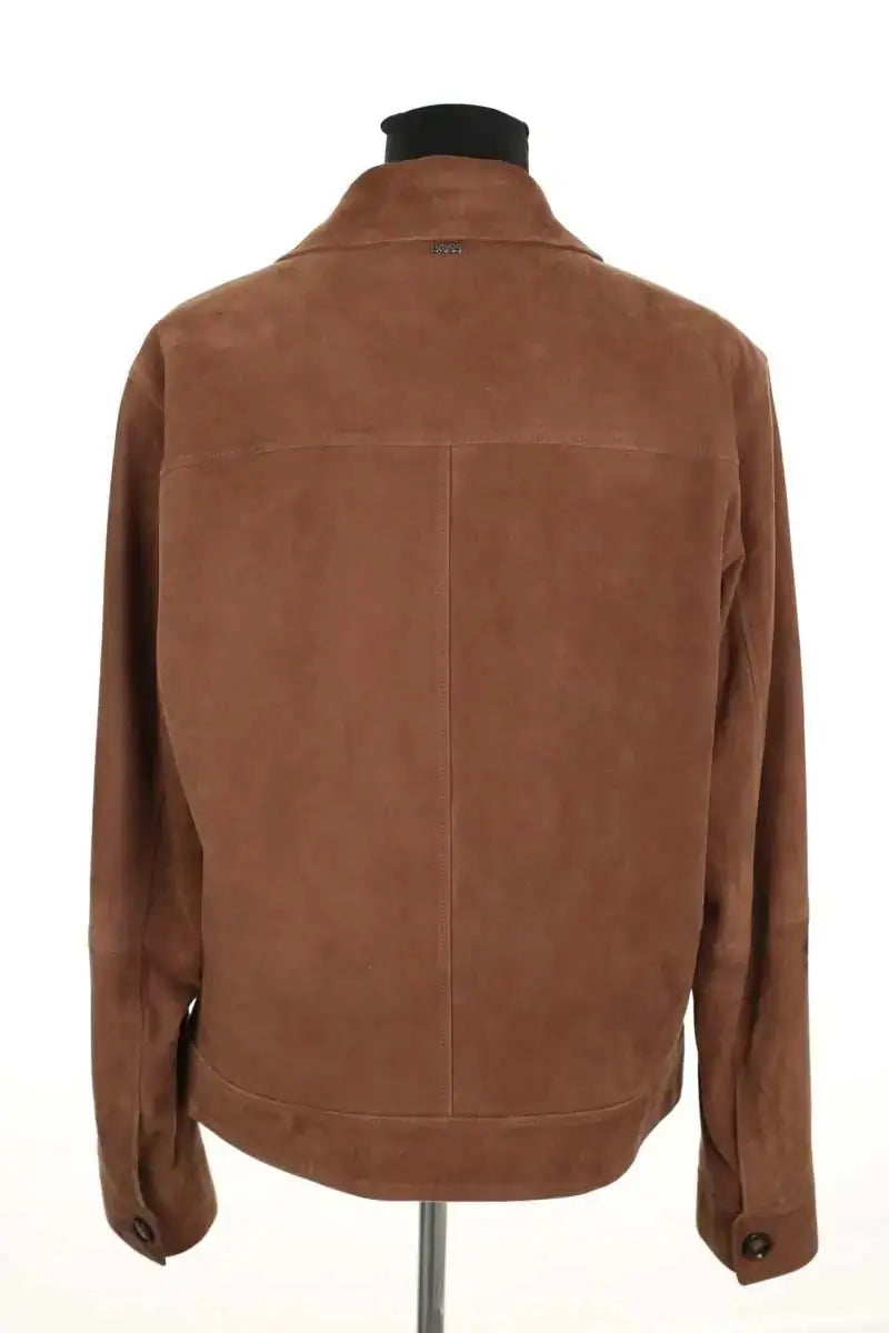 Blouson Boss Marron en Daim