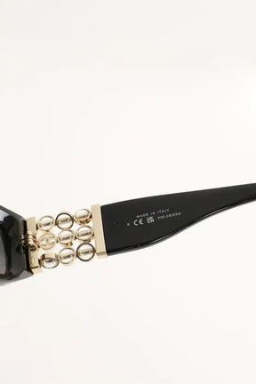 Lunettes de soleil Chanel Noir en Plastique