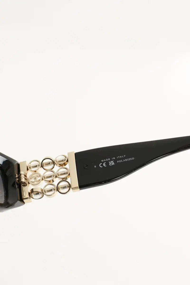 Lunettes de soleil Chanel Noir en Plastique