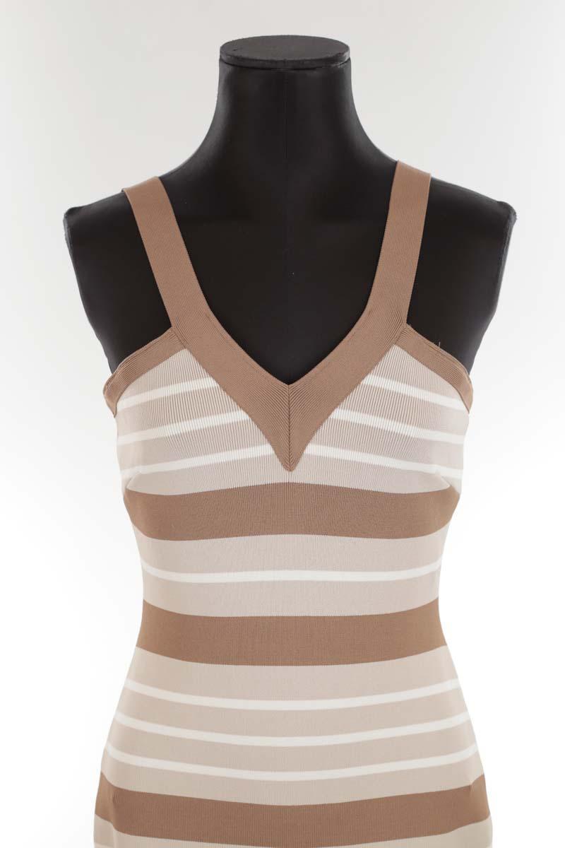 Mi-longueur Herve Leger  Beige