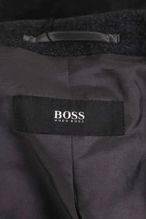 Manteau Boss Anthracite en Laine